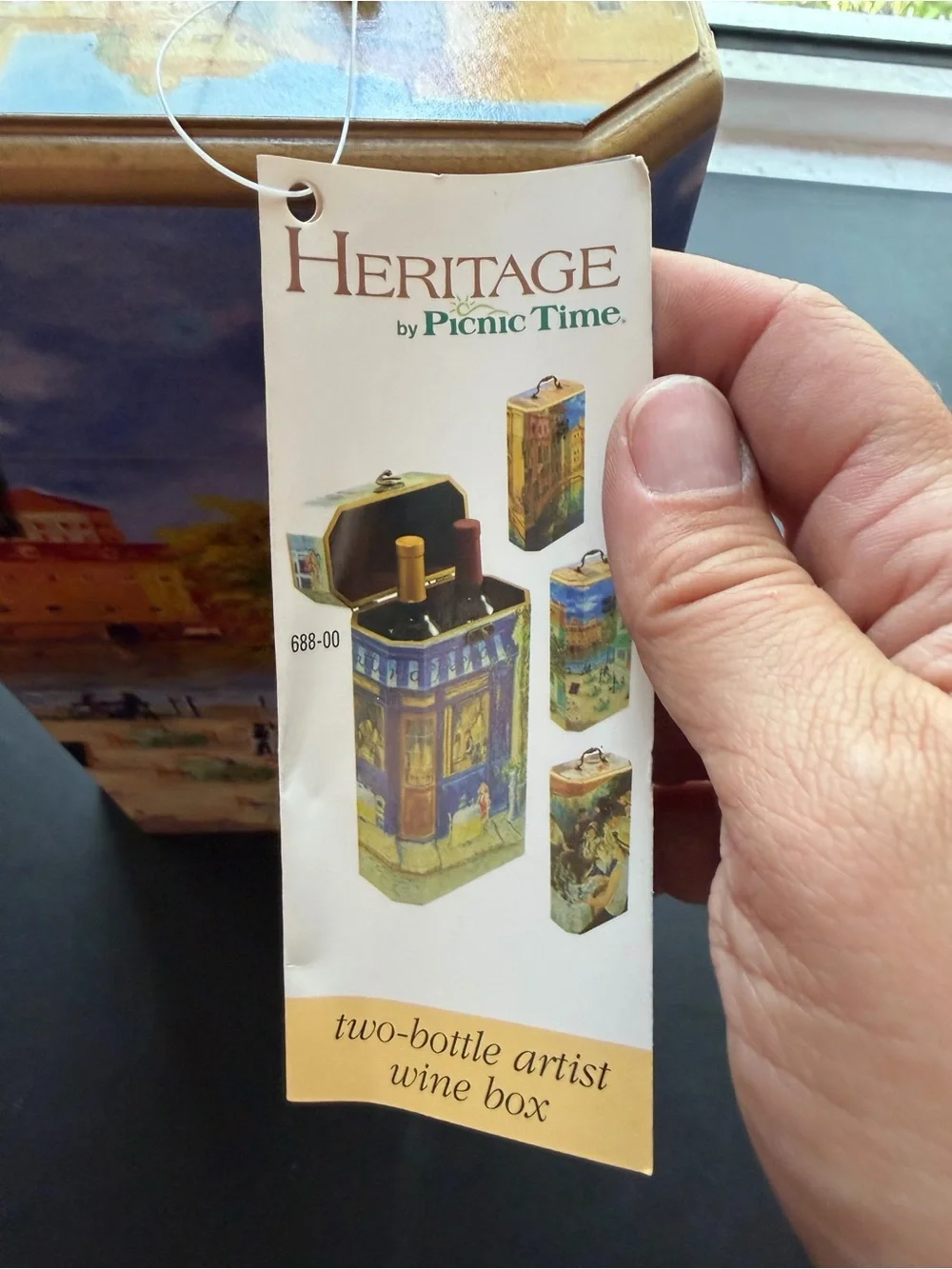 Heritage by Picnic Time Two-Bottle Artist Wine Box